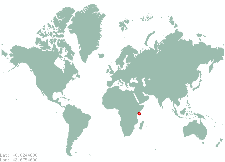 Janaale in world map