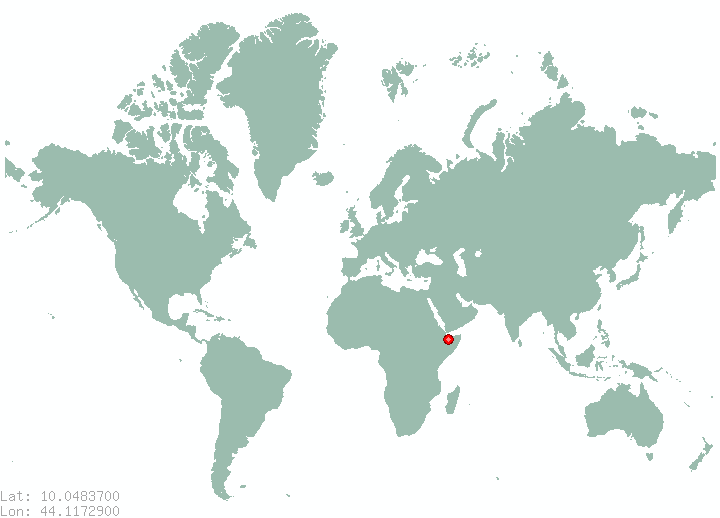 Gacan in world map