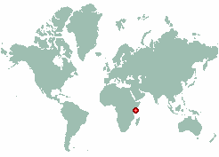 Gaabaha in world map